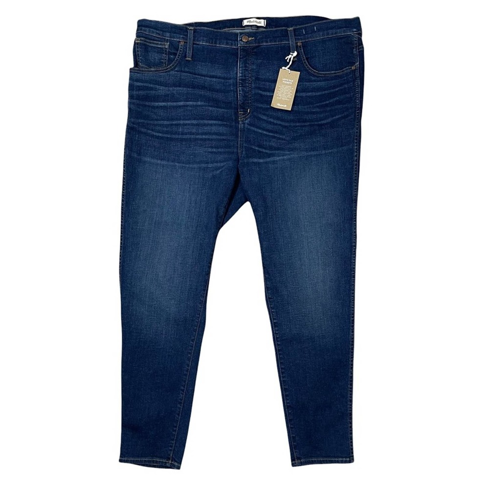 NWT Madewell 10” High-rise Skinny Denim Jeans  F4684 Hayes Wash SZ 37